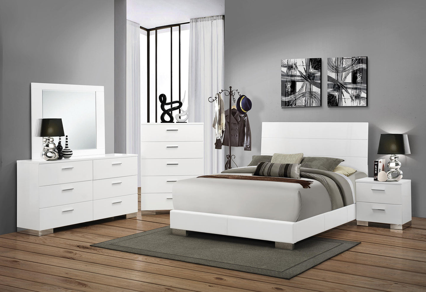 FELICITY Q 4PC SET (Q.BED,NS,DR,MR) 203501Q-S4