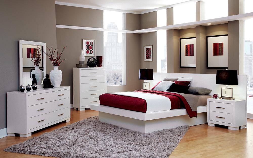 JESSICA E KING 4PC SET (KE.BED,NS,DR,MR) 202990KE-S4