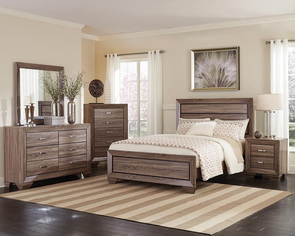 KAUFFMAN E KING 4PC SET (KE.BED,NS,DR,MR) 204191KE-S4