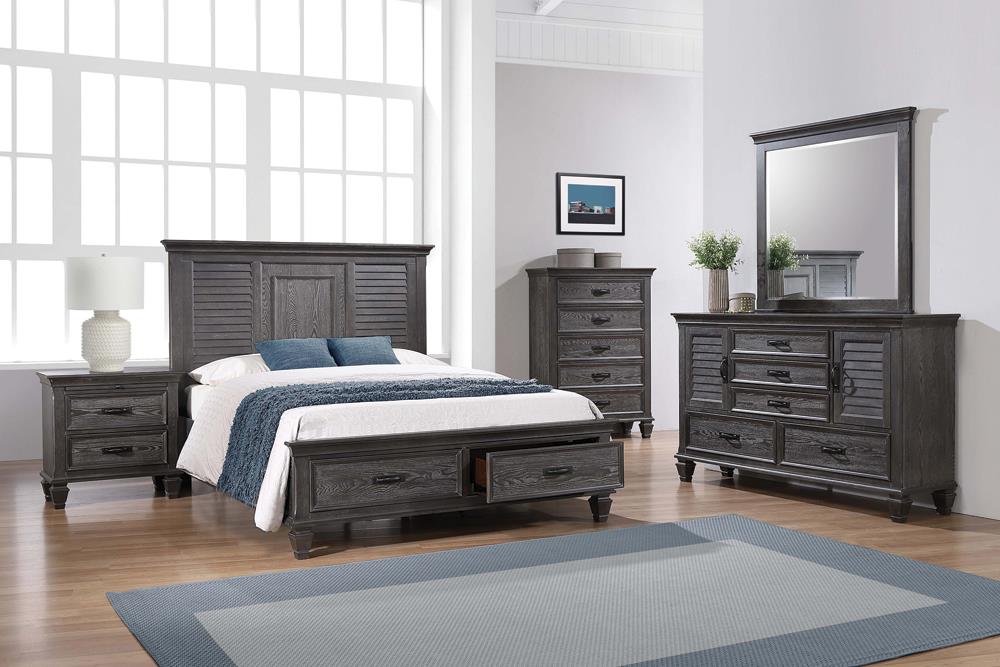 FRANCO QUEEN BED 4 PC SET 205730Q-S4