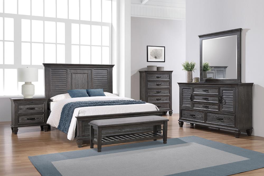 FRANCO QUEEN BED 4PC SET 205731Q-S4