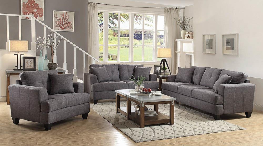 SAMUEL 3 PC (SOFA + LOVE+ CHAIR) 505175-S3