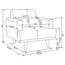 Load image into Gallery viewer, BLAKE 3 PC (SOFA + LOVE + CHAIR) 511121-S3
