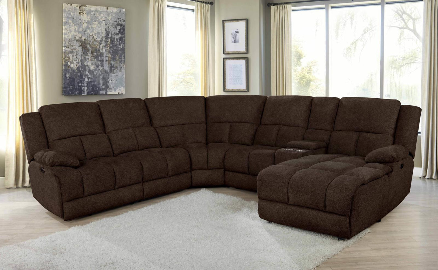 6 PC POWER SECTIONAL 602570P