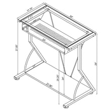 Load image into Gallery viewer, ALASTAIR COMPUTER DESK 800217
