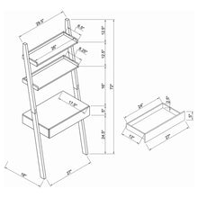 Load image into Gallery viewer, 3 PC LADDER BOOKCASE SET 801373-S3
