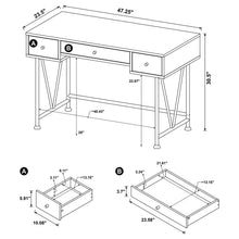 Load image into Gallery viewer, ANALIESE 2PC SET (DESK+BOOKCASE) 801541-S2
