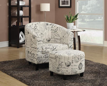 Load image into Gallery viewer, ACCENTS ACCENT CHAIR WITH OTTOMAN 900210
