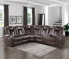 Load image into Gallery viewer, Caelan Collection 3-Piece Reclining Sectional 9366DB*SC
