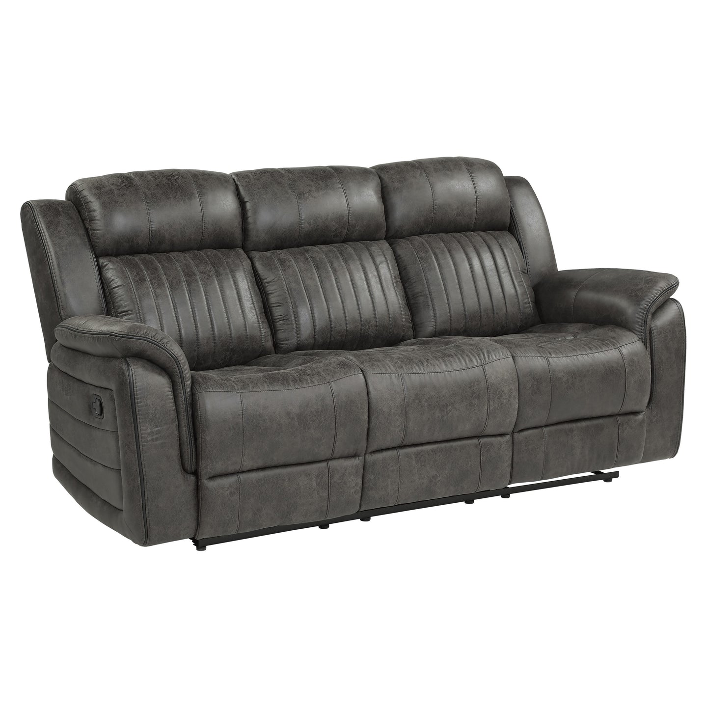 Centeroak Collection Double Reclining Sofa 9479BRG-3