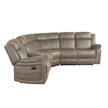 Load image into Gallery viewer, Centeroak Collection 9479S 3-Piece Reclining Sectional with Left Console
