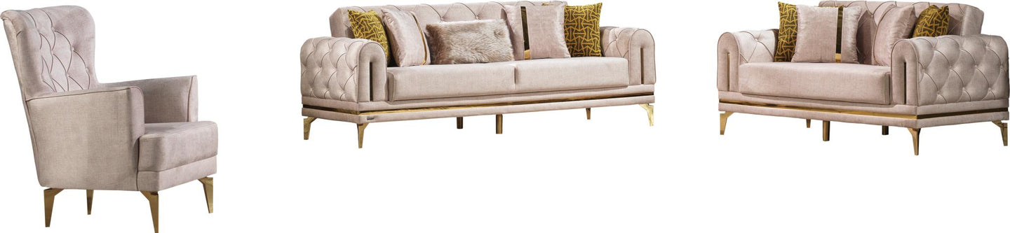 Helena Brown Sofa