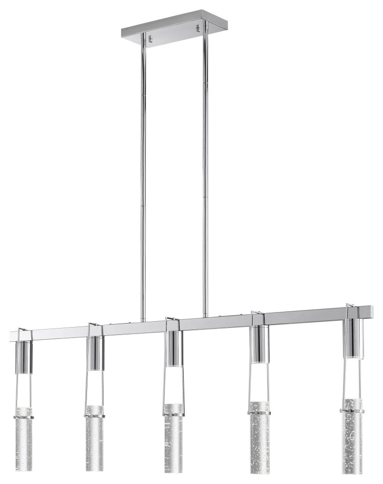 Harmony 5 Light Chandelier, Chrome